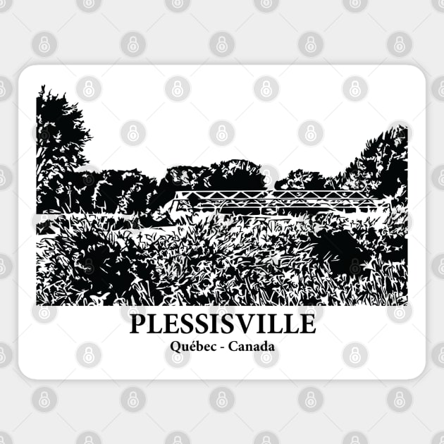 Plessisville - Québec Magnet by Lakeric